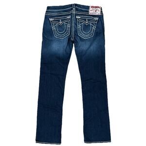 True Religion Billy Super T Thick Stitch Flap Pockets Y2K USA 32 Tag 34x32